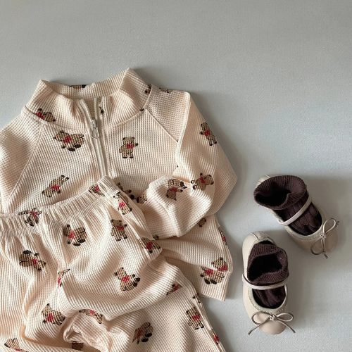 Cozy Cotton Baby Outfit Set - Long Sleeve & Pants