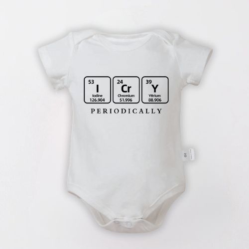 Trendy Periodic Table Bodysuit For Newborn