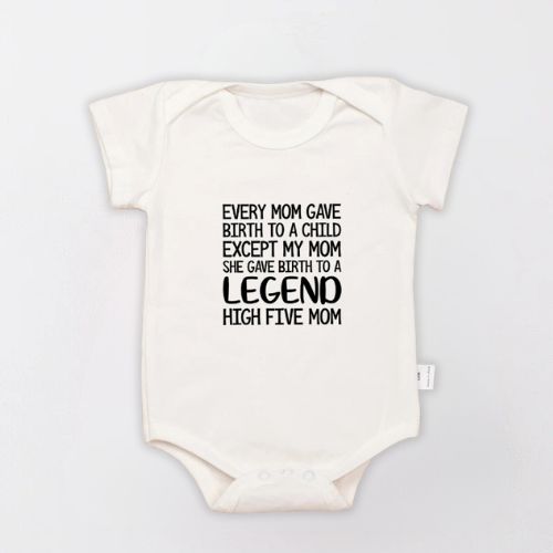 Cozy Summer Baby Bodysuit - High Five Mom