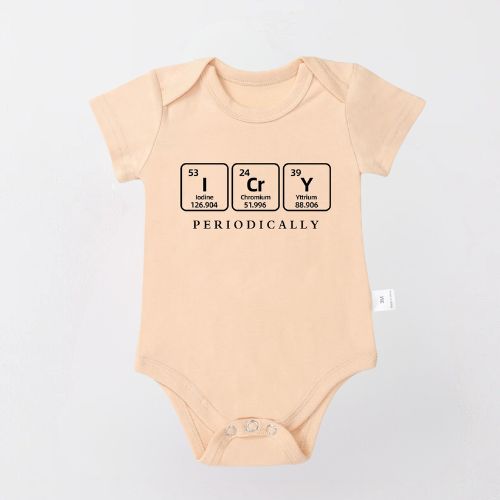 Trendy Periodic Table Bodysuit For Newborn