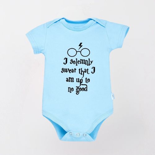 Charming Cotton Bodysuit For Newborn - I Solenly Swear