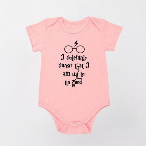 Charming Cotton Bodysuit For Newborn - I Solenly Swear