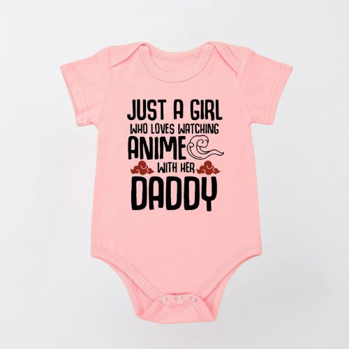 Adorable Anime-Inspired Cotton Bodysuit for Newborn