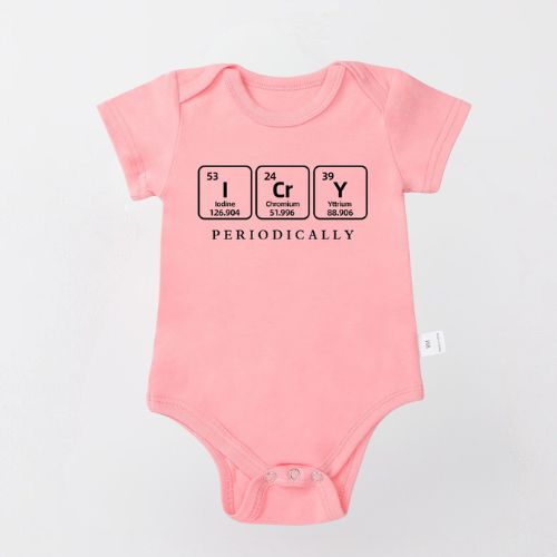 Trendy Periodic Table Bodysuit For Newborn