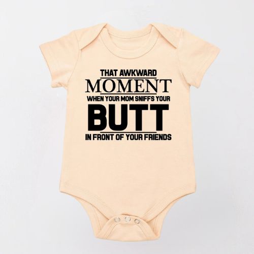 Adorable Cotton Bodysuit For Newborn - That Awkward Moment