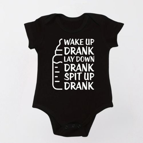 Cozy Cotton Bodysuit For Newborn - Wake Up Drank