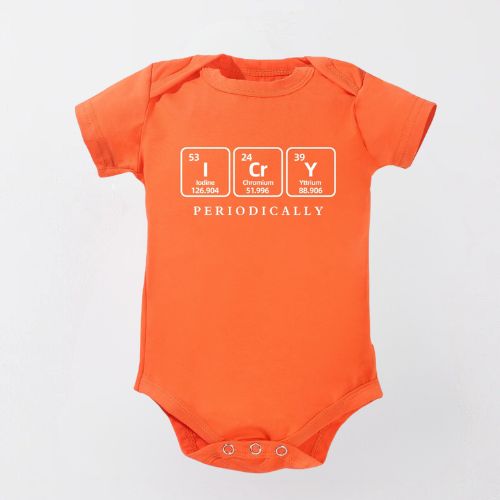 Trendy Periodic Table Bodysuit For Newborn