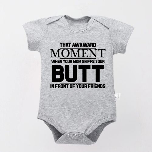 Adorable Cotton Bodysuit For Newborn - That Awkward Moment