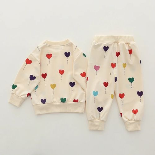 Charming Love Balloon Baby Outfit Set