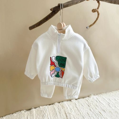 Cozy Fleece Baby Tracksuit - Winter Warmth Set