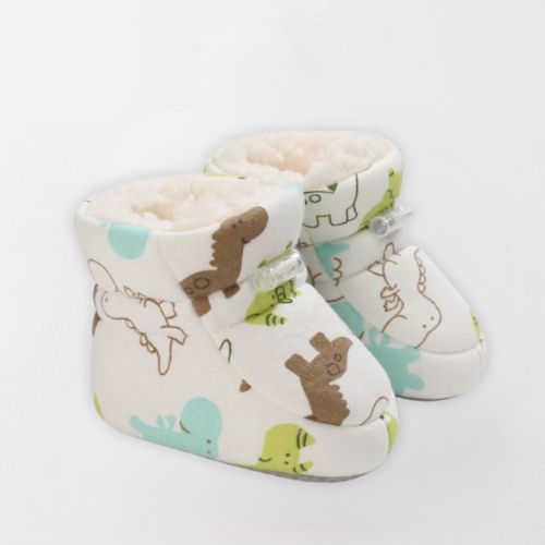 Adorable Winter Cartoon Baby Boots - Soft, Warm, Anti-Slip - Dinosaur