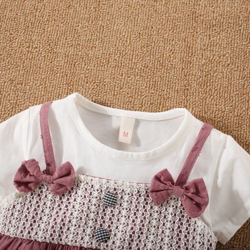 Charming Summer Baby Dress with Bow Straps