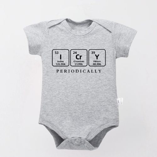 Trendy Periodic Table Bodysuit For Newborn