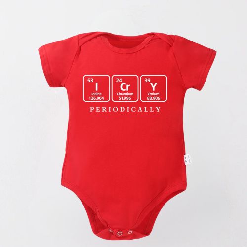 Trendy Periodic Table Bodysuit For Newborn