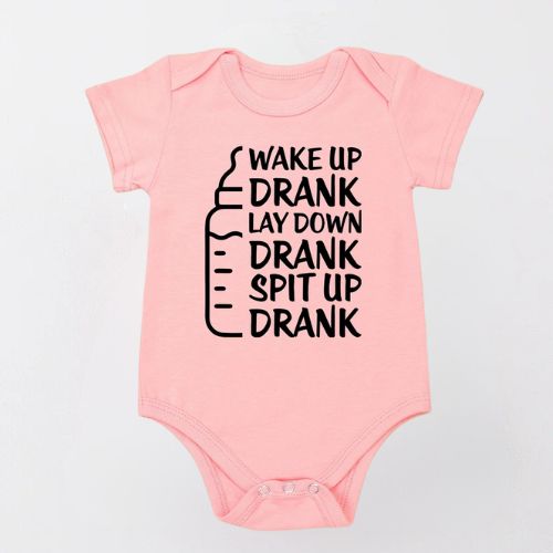 Cozy Cotton Bodysuit For Newborn - Wake Up Drank