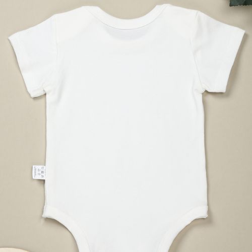 Adorable Cotton Bodysuit For Newborn - Breakin' Hearts & Farts