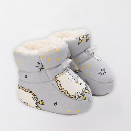 Adorable Winter Cartoon Baby Boots - Soft, Warm, Anti-Slip - Unicorn