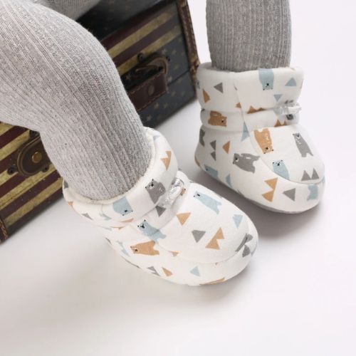 Adorable Winter Cartoon Baby Boots - Soft, Warm, Anti-Slip - Bear