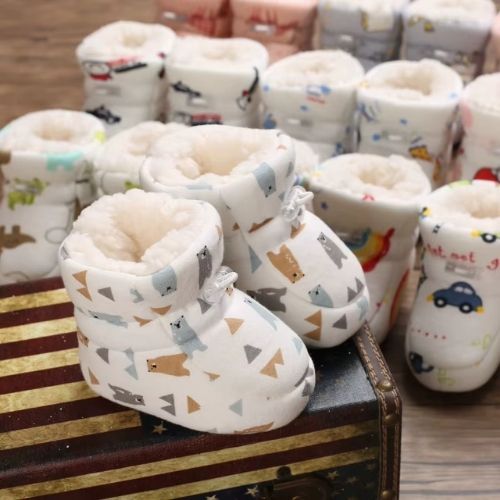 Adorable Winter Cartoon Baby Boots - Soft, Warm, Anti-Slip 