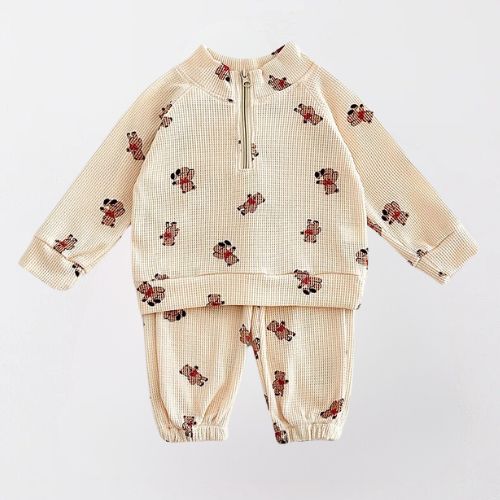 Cozy Cotton Baby Outfit Set - Long Sleeve & Pants