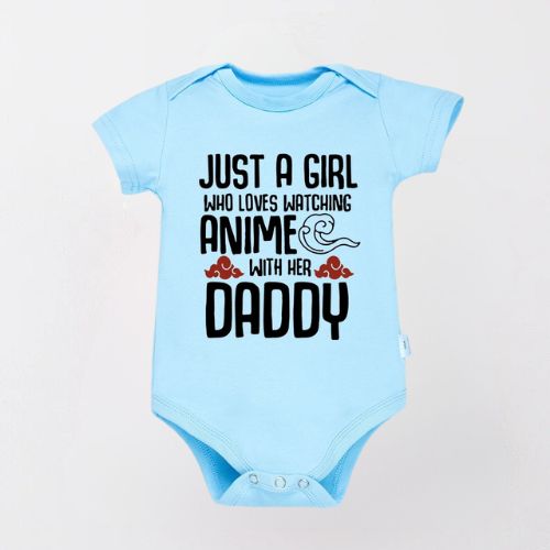 Adorable Anime-Inspired Cotton Bodysuit for Newborn